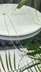 Taşlı Fiyonk Kolye