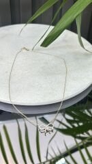 Taşlı Fiyonk Kolye