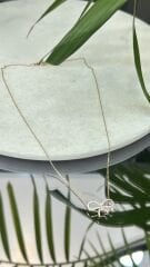 Taşlı Fiyonk Kolye