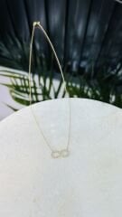 Taşlı Sonsuzluk Kolye