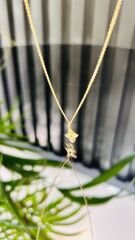 ÜÇ YAPRAKLI YONCA KOLYE