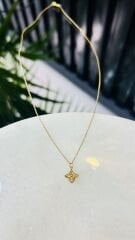 ÜÇ YAPRAKLI YONCA KOLYE