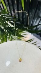 DAMLA RENKLİ TAŞLI KOLYE