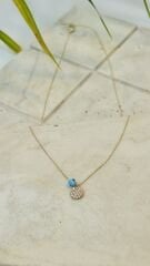 YUVARLAK TAŞLI KOLYE