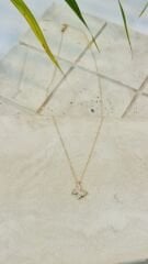 TAŞLI KELEBEK KOLYE