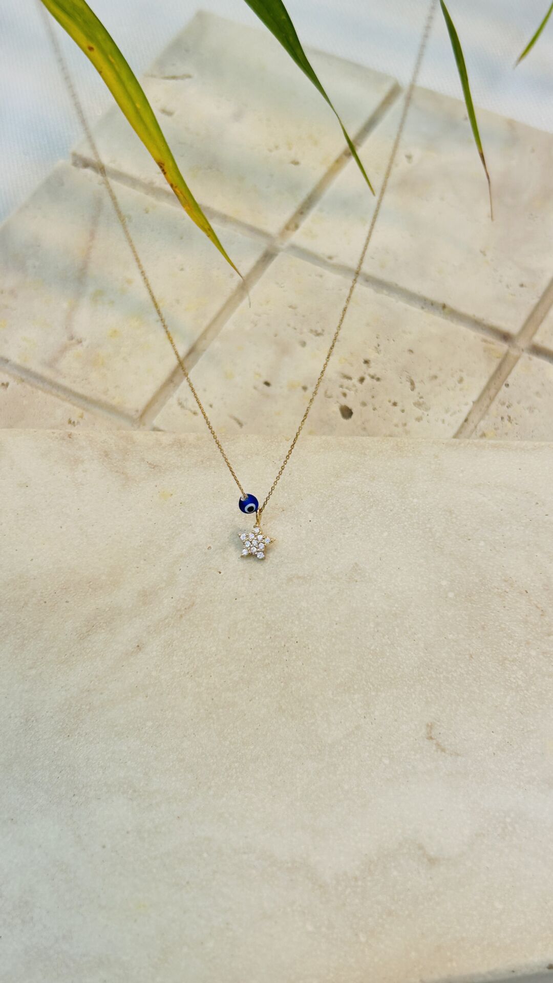 NAZARLI YILDIZ KOLYE