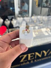 Kırmızı Taşlı Yüzük