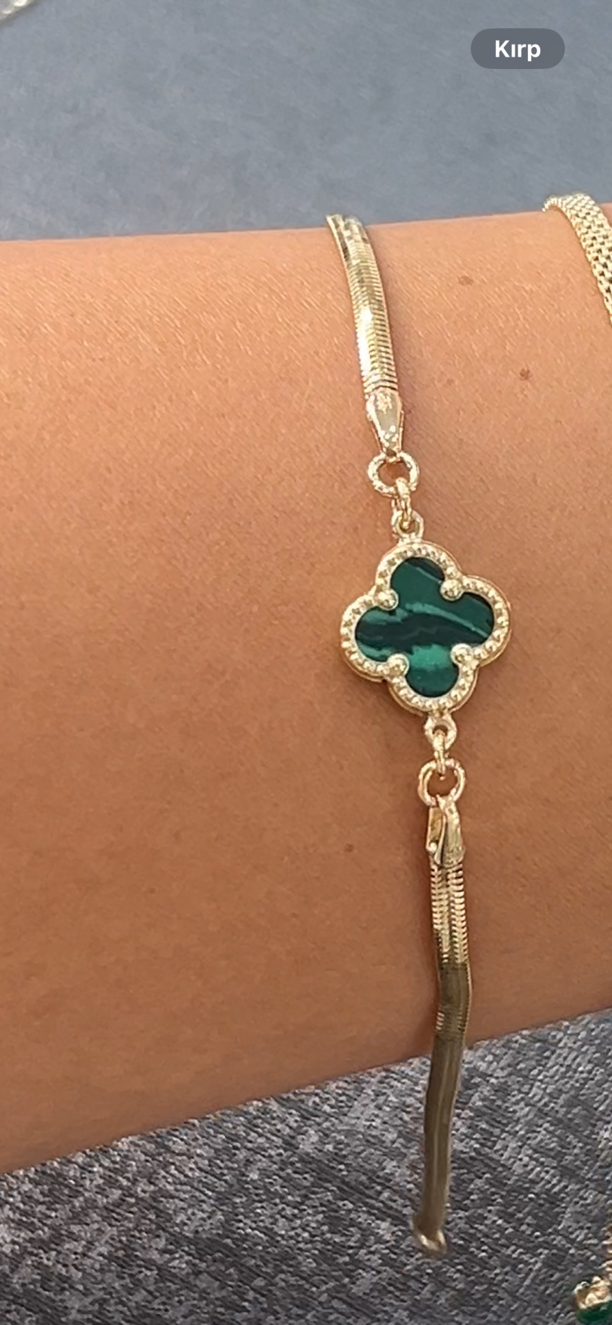 YEŞİL YONCA BİLEKLİK