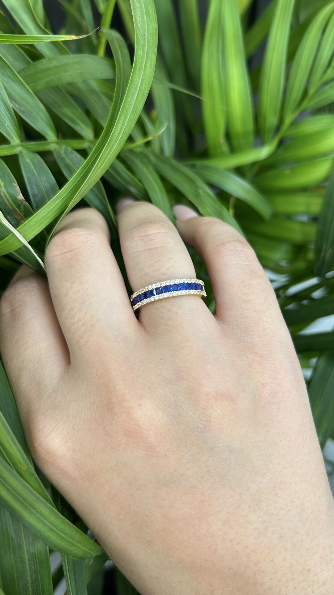 SAFİR YARIMTUR YÜZÜK