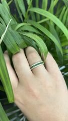 ZÜMRÜT YARIMTUR YÜZÜK